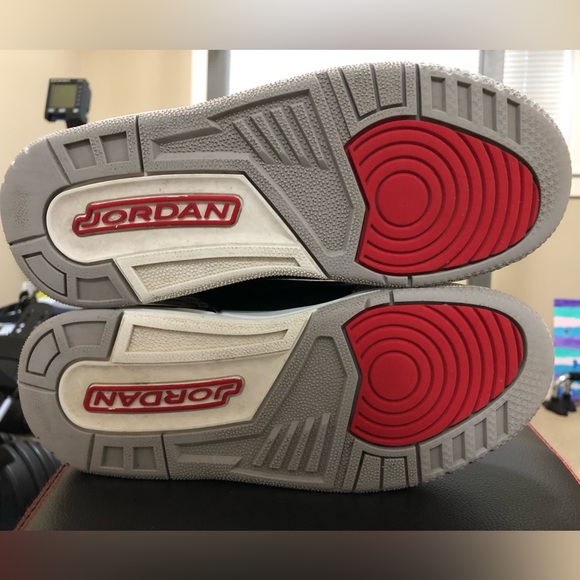 Air Jordan 3 Black Cement OG Youth BG GS 4.5y Women 6 6w - Picture 7 of 7